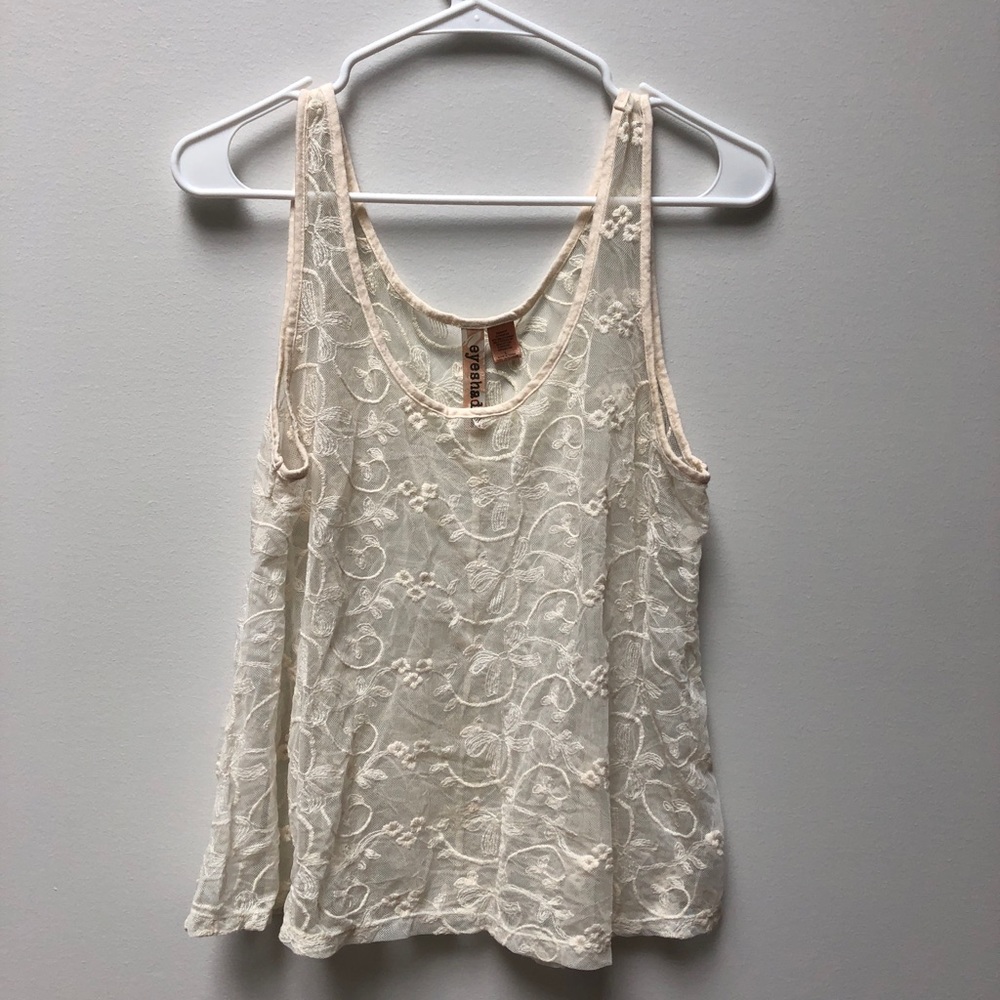 Lace tank top